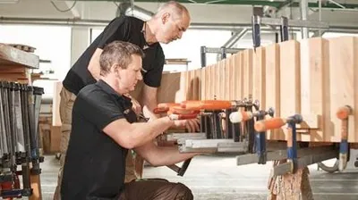 Bösendorfer artisans at work in Wiener Neustadt, Austria